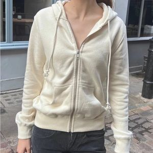 Brandy Melville Christy hoodie Cream